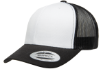 YP CLASSICS® RETRO TRUCKER CAP WITH WHITE FRONT PANEL