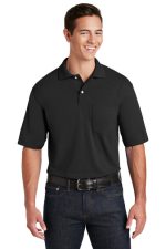 JERZEES® -SPOTSHIELD™ 5.4-OUNCE JERSEY KNIT SPORT SHIRT WITH POCKET