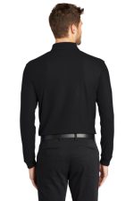 PORT AUTHORITY® LONG SLEEVE CORE CLASSIC PIQUE POLO - Image 2