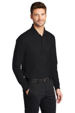 PORT AUTHORITY® LONG SLEEVE CORE CLASSIC PIQUE POLO - Image 4