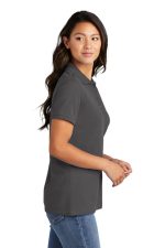 PORT & COMPANY® LADIES COMBED RING SPUN PIQUE POLO - Image 3