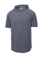 SPORT-TEK ® POSICHARGE ® TRI-BLEND WICKING SHORT SLEEVE HOODIE - Image 5