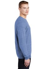 JERZEES ® SNOW HEATHER FRENCH TERRY RAGLAN CREW - Image 3