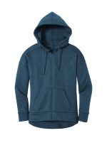 DISTRICT® WOMEN’S PERFECT WEIGHT® FLEECE DROP SHOULDER FULL-ZIP HOODIE - Image 4