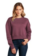 DISTRICT® WOMEN’S PERFECT WEIGHT® FLEECE CROPPED CREW
