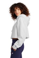 CHAMPION ® WOMEN’S REVERSE WEAVE ® CROPPED CUT-OFF HOODED SWEATSHIRT - Image 3