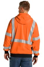 CORNERSTONE® ANSI 107 CLASS 3 HEAVY-DUTY FLEECE FULL-ZIP HOODIE - Image 2