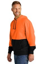 CORNERSTONE® ENHANCED VISIBILITY FLEECE PULLOVER HOODIE - Image 4