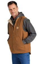 CARHARTT® SHERPA-LINED MOCK NECK VEST - Image 4