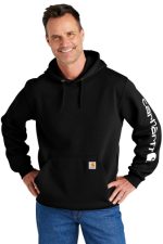 CARHARTT® MIDWEIGHT HOODED LOGO SWEATSHIRT