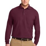 PORT AUTHORITY® SILK TOUCH™ LONG SLEEVE POLO