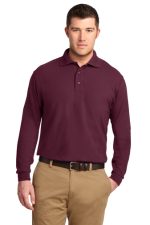 PORT AUTHORITY® SILK TOUCH™ LONG SLEEVE POLO