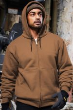 CORNERSTONE® - HEAVYWEIGHT FULL-ZIP HOODED SWEATSHIRT WITH THERMAL LINING - Image 6