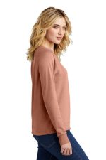 DISTRICT® WOMEN’S FEATHERWEIGHT FRENCH TERRY™ LONG SLEEVE CREWNECK - Image 3