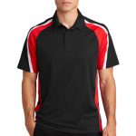 SPORT-TEK® TRICOLOR MICROPIQUE SPORT-WICK® POLO