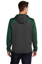 SPORT-TEK® TECH FLEECE COLORBLOCK 1/4-ZIP HOODED SWEATSHIRT - Image 2