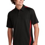 SPORT-TEK® POSICHARGE® MICRO-MESH COLORBLOCK POLO