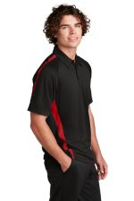 SPORT-TEK® POSICHARGE® MICRO-MESH COLORBLOCK POLO - Image 3