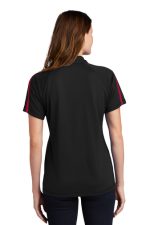 SPORT-TEK® LADIES POSICHARGE® MICRO-MESH COLORBLOCK POLO - Image 2