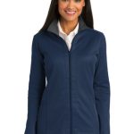 PORT AUTHORITY® LADIES VERTICAL TEXTURE FULL-ZIP JACKET