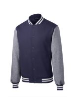 SPORT-TEK® FLEECE LETTERMAN JACKET - Image 4