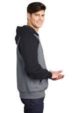 SPORT-TEK® RAGLAN COLORBLOCK PULLOVER HOODED SWEATSHIRT - Image 3