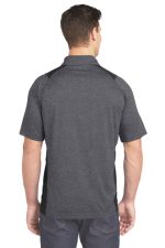 SPORT-TEK® HEATHER COLORBLOCK CONTENDER™ POLO - Image 2