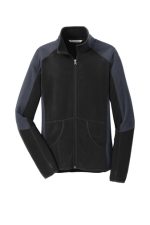 PORT AUTHORITY® LADIES COLORBLOCK MICROFLEECE JACKET - Image 4