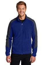 PORT AUTHORITY® COLORBLOCK MICROFLEECE JACKET
