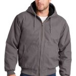 CORNERSTONE® WASHED DUCK CLOTH INSULATED HOODED WORK JACKET