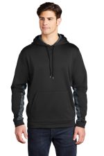 SPORT-TEK® SPORT-WICK® CAMOHEX FLEECE COLORBLOCK HOODED PULLOVER