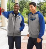 SPORT-TEK® RAGLAN COLORBLOCK FULL-ZIP HOODED FLEECE JACKET - Image 7
