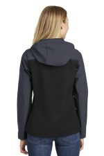 PORT AUTHORITY® LADIES HOODED CORE SOFT SHELL JACKET - Image 2