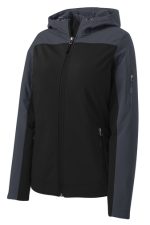 PORT AUTHORITY® LADIES HOODED CORE SOFT SHELL JACKET - Image 4