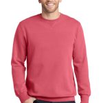 PORT & COMPANY® BEACH WASH® GARMENT-DYED CREWNECK SWEATSHIRT