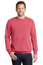 PORT & COMPANY® BEACH WASH® GARMENT-DYED CREWNECK SWEATSHIRT