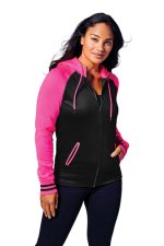 SPORT-TEK® LADIES SPORT-WICK® VARSITY FLEECE FULL-ZIP HOODED JACKET - Image 6