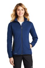 EDDIE BAUER® LADIES FULL-ZIP HEATHER STRETCH FLEECE JACKET