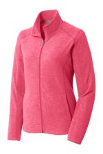 PORT AUTHORITY® LADIES HEATHER MICROFLEECE FULL-ZIP JACKET - Image 4