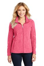 PORT AUTHORITY® LADIES HEATHER MICROFLEECE FULL-ZIP JACKET