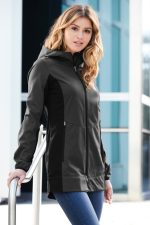 PORT AUTHORITY® LADIES ACTIVE HOODED SOFT SHELL JACKET - Image 6