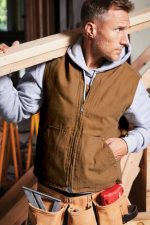 CORNERSTONE® WASHED DUCK CLOTH VEST - Image 6