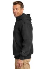 CARHARTT ® RAIN DEFENDER ® PAXTON HEAVYWEIGHT HOODED ZIP MOCK SWEATSHIRT - Image 3