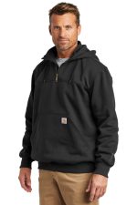 CARHARTT ® RAIN DEFENDER ® PAXTON HEAVYWEIGHT HOODED ZIP MOCK SWEATSHIRT - Image 4