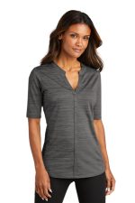 PORT AUTHORITY ® LADIES STRETCH HEATHER OPEN NECK TOP