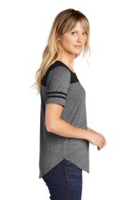 SPORT-TEK ® LADIES POSICHARGE ® TRI-BLEND WICKING FAN TEE - Image 5