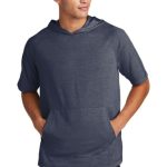 Sport-Tek ® PosiCharge ® Tri-Blend Wicking Short Sleeve Hoodie