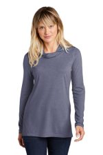 SPORT-TEK ® LADIES POSICHARGE ® TRI-BLEND WICKING LONG SLEEVE HOODIE