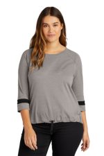 New Era ® Ladies Tri-Blend 3/4-Sleeve Tee - Image 7