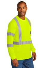 CornerStone® ANSI 107 Class 3 Mesh Long Sleeve Tee - Image 4